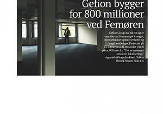 Gefion constructs for 800 million at Femøren