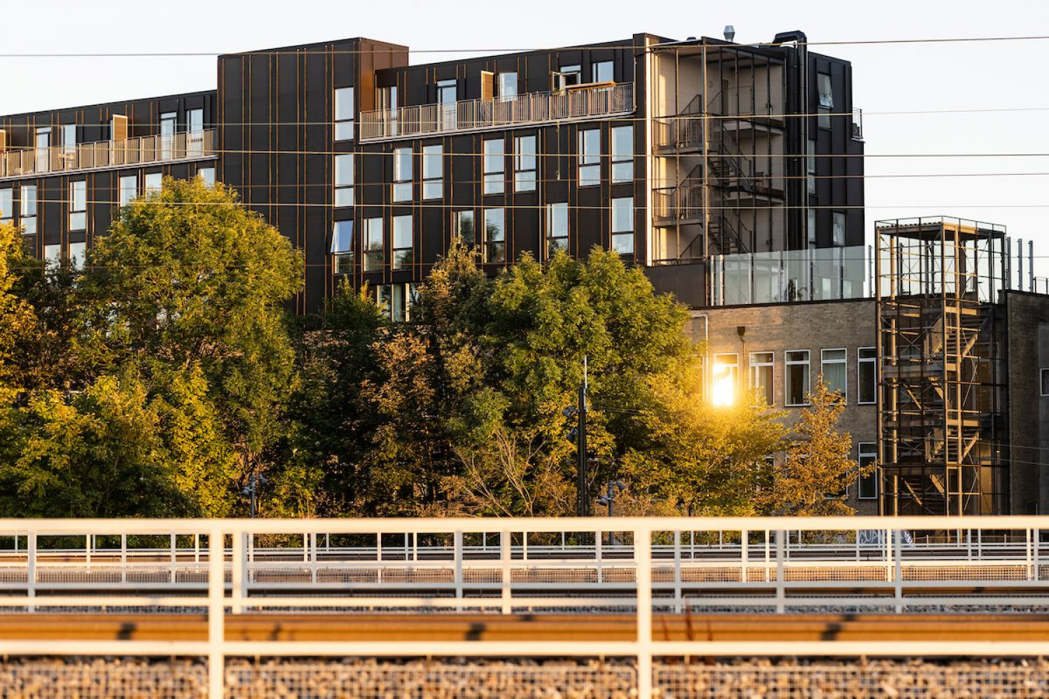 Empty property on Østerbro is converted into 143 modern youth residences